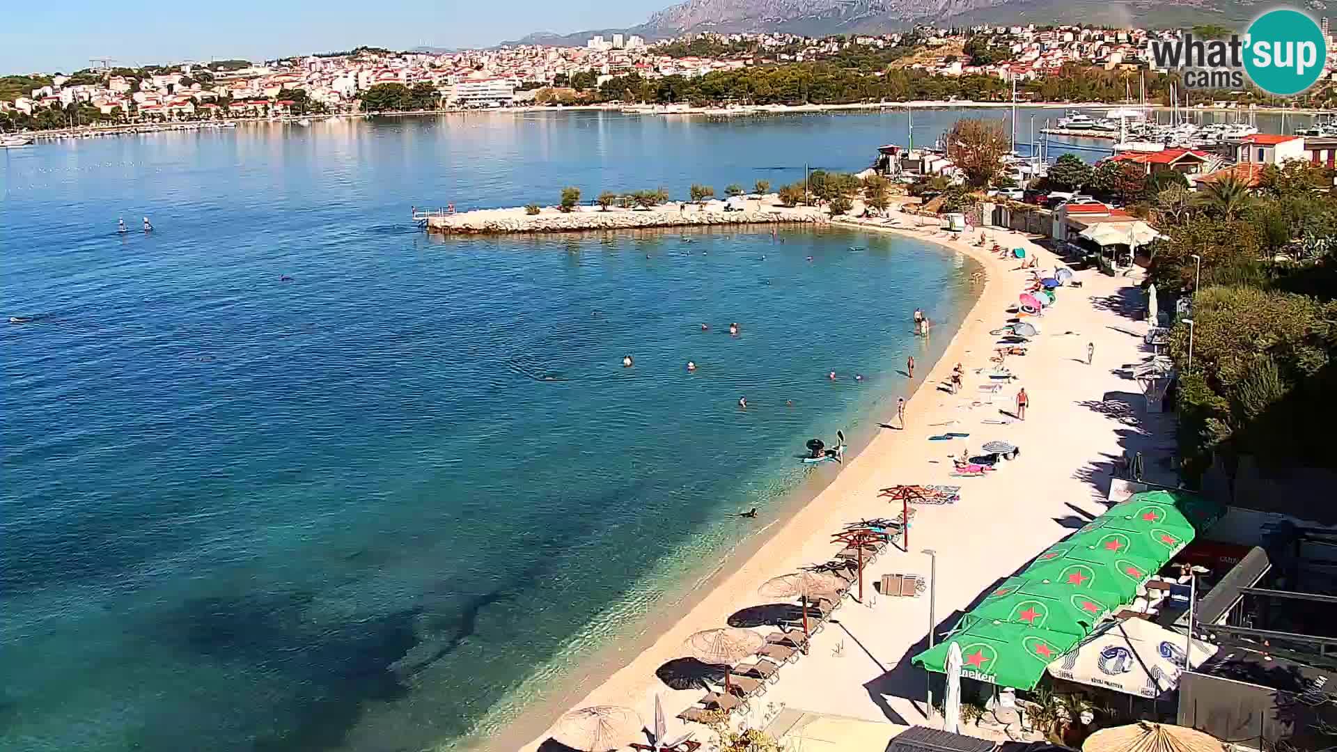 Webcam Playa de Podstrana – Vista en directo desde Hotel Split