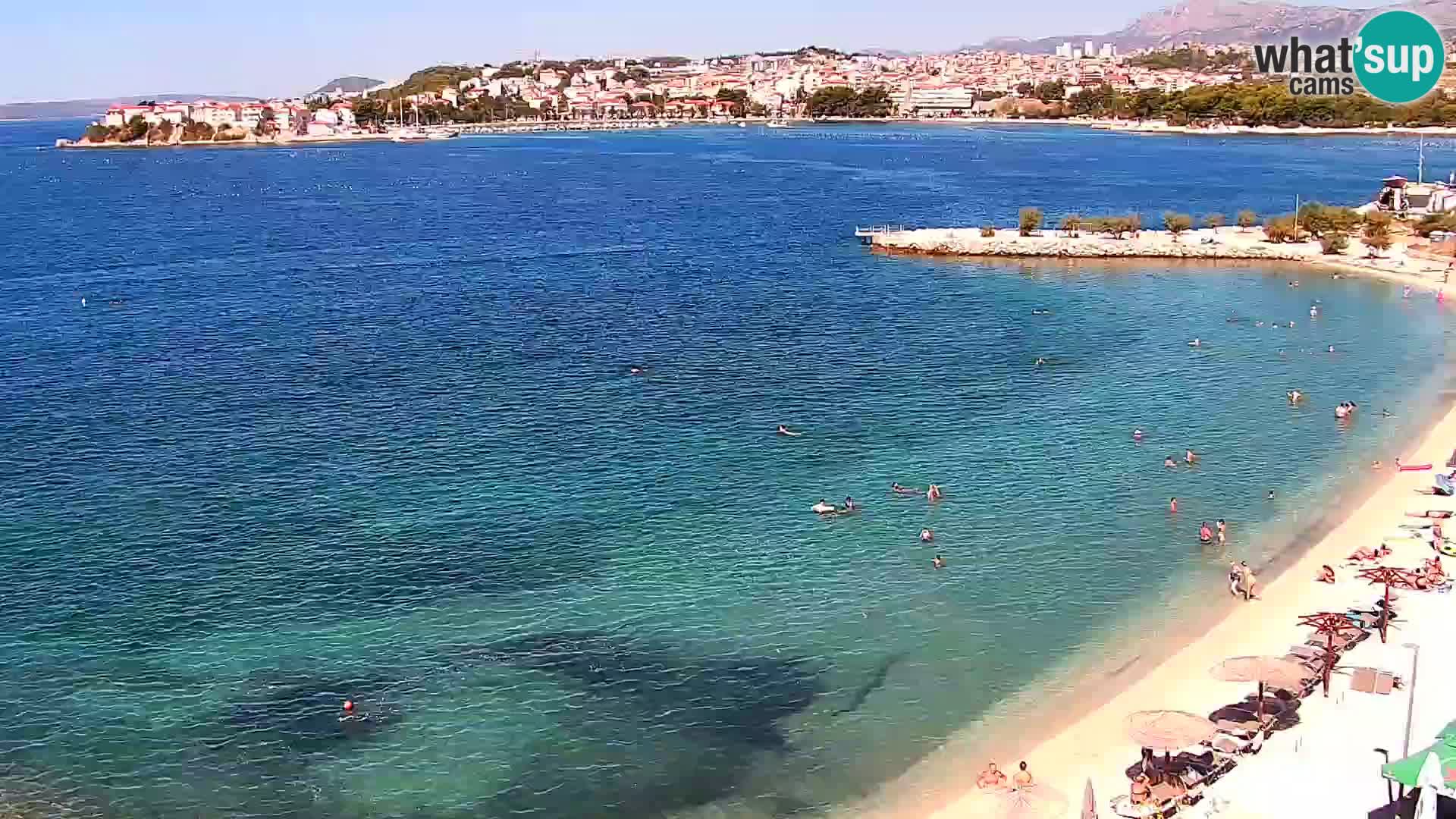 Webcam plage de Podstrana – Vue en direct depuis Hotel Split