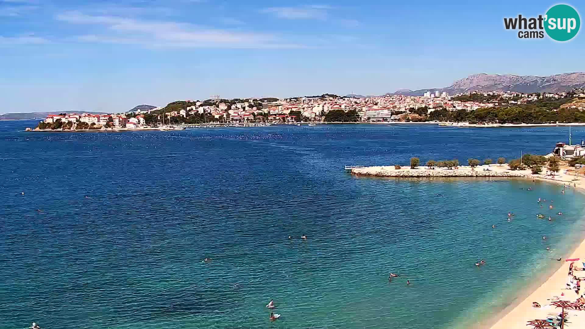 Web kamera Plaža Podstrana – Pogled uživo