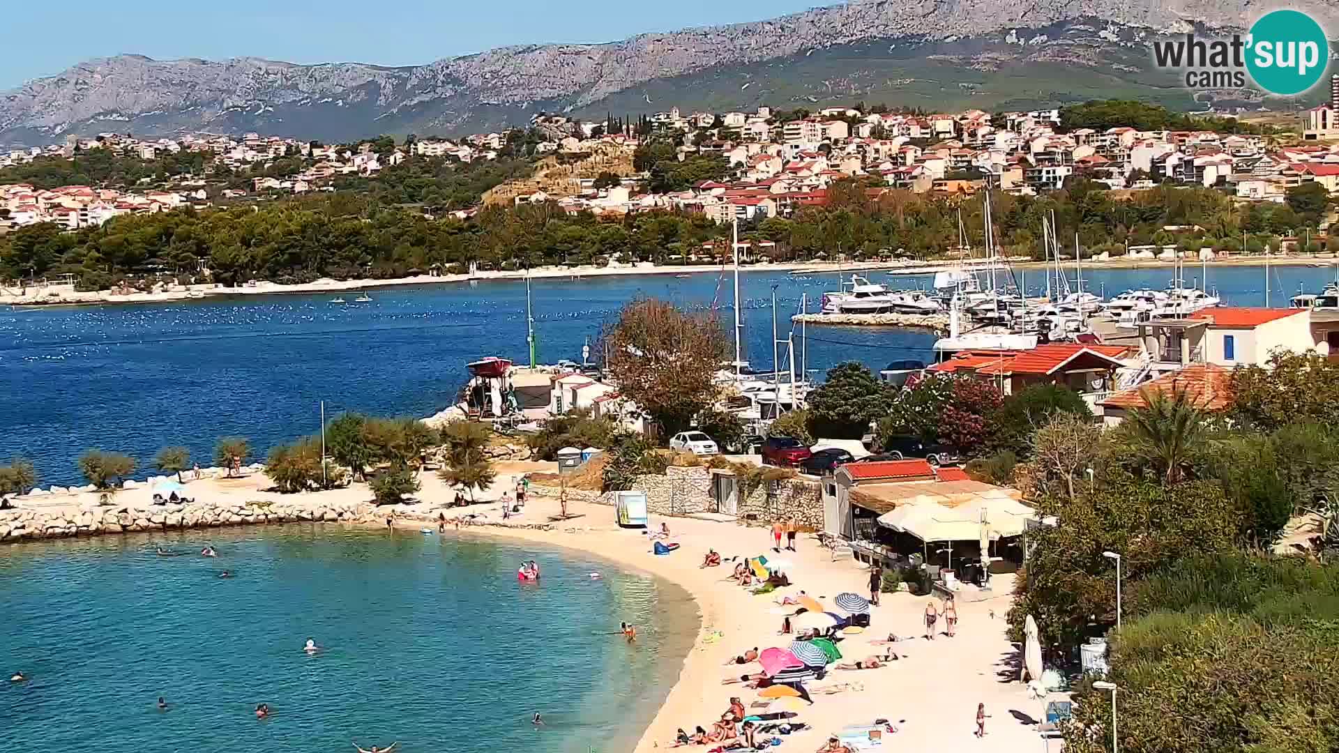 Webcam Playa de Podstrana – Vista en directo desde Hotel Split