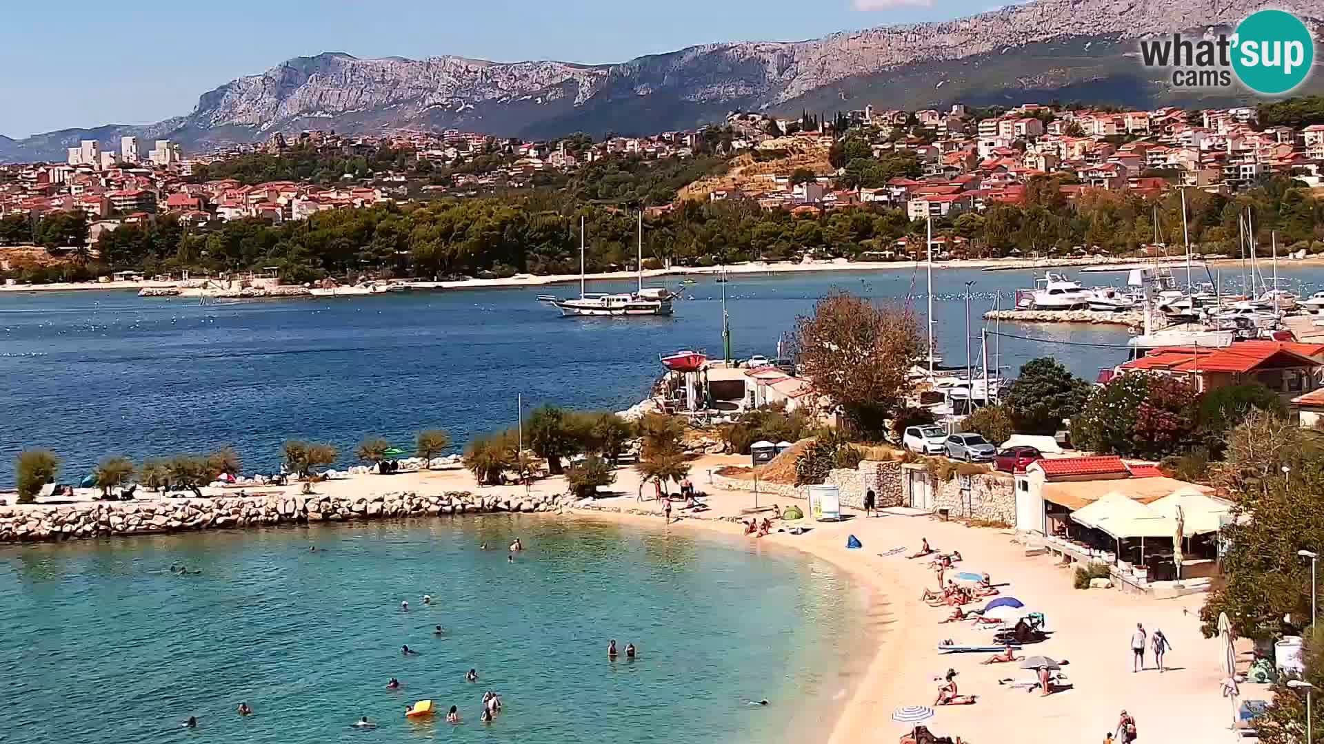 Web kamera Plaža Podstrana – Pogled uživo