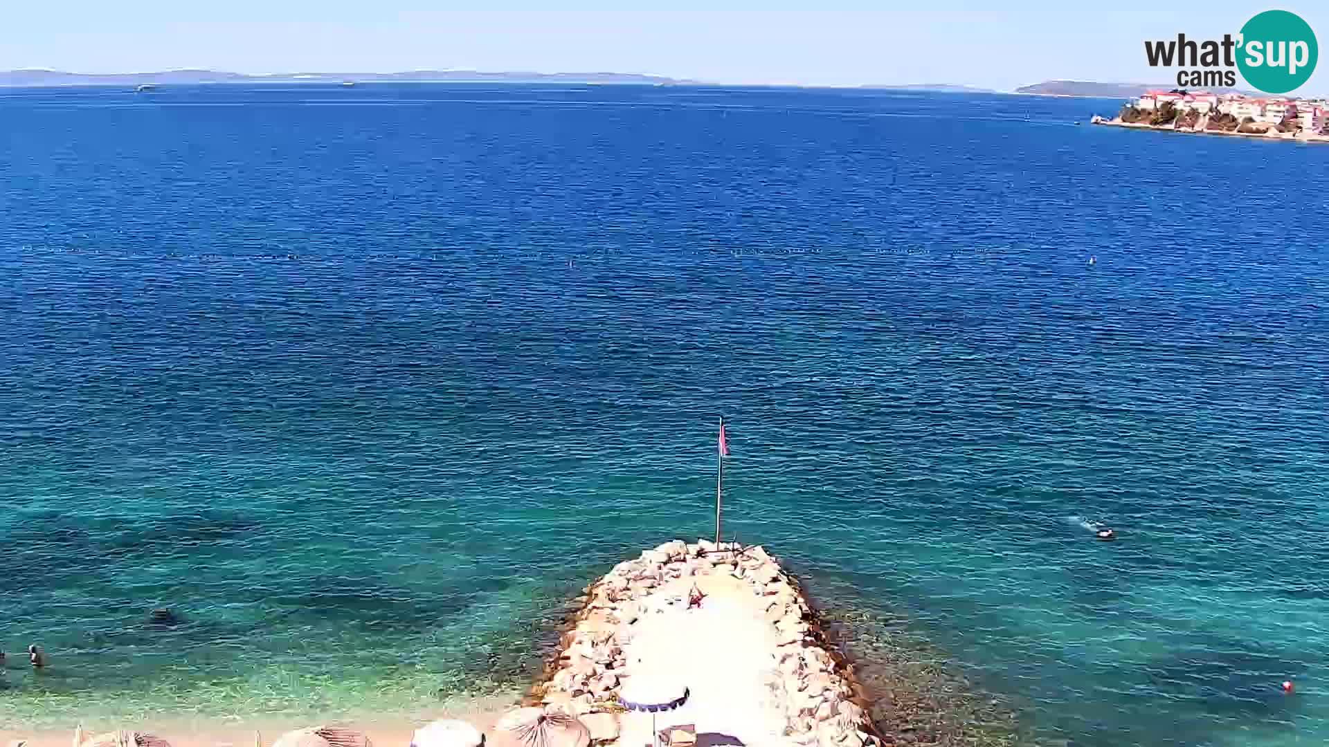 Web kamera Plaža Podstrana – Pogled uživo