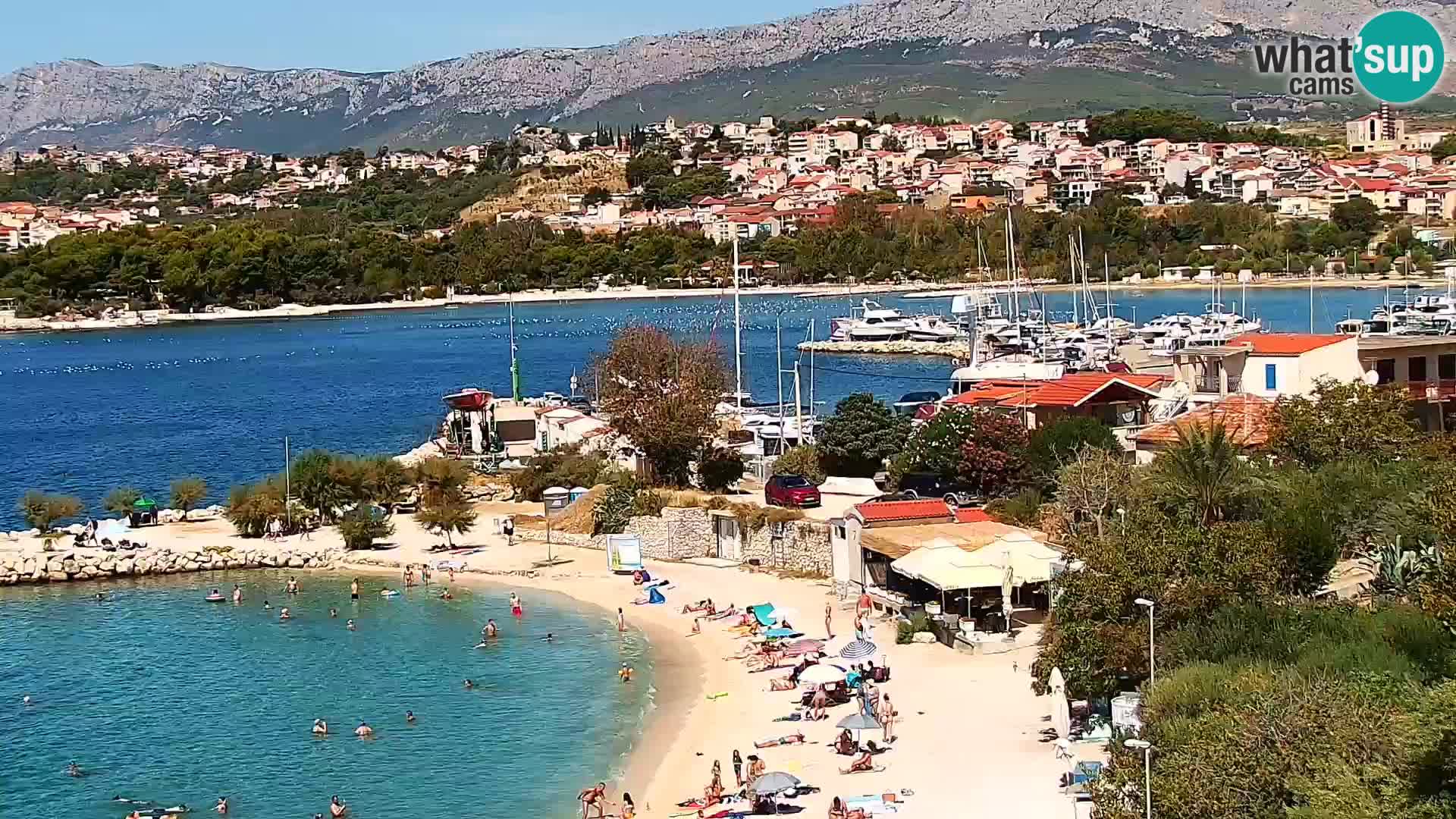 Podstrana Strand Webcam – Liveblick vom Hotel Split