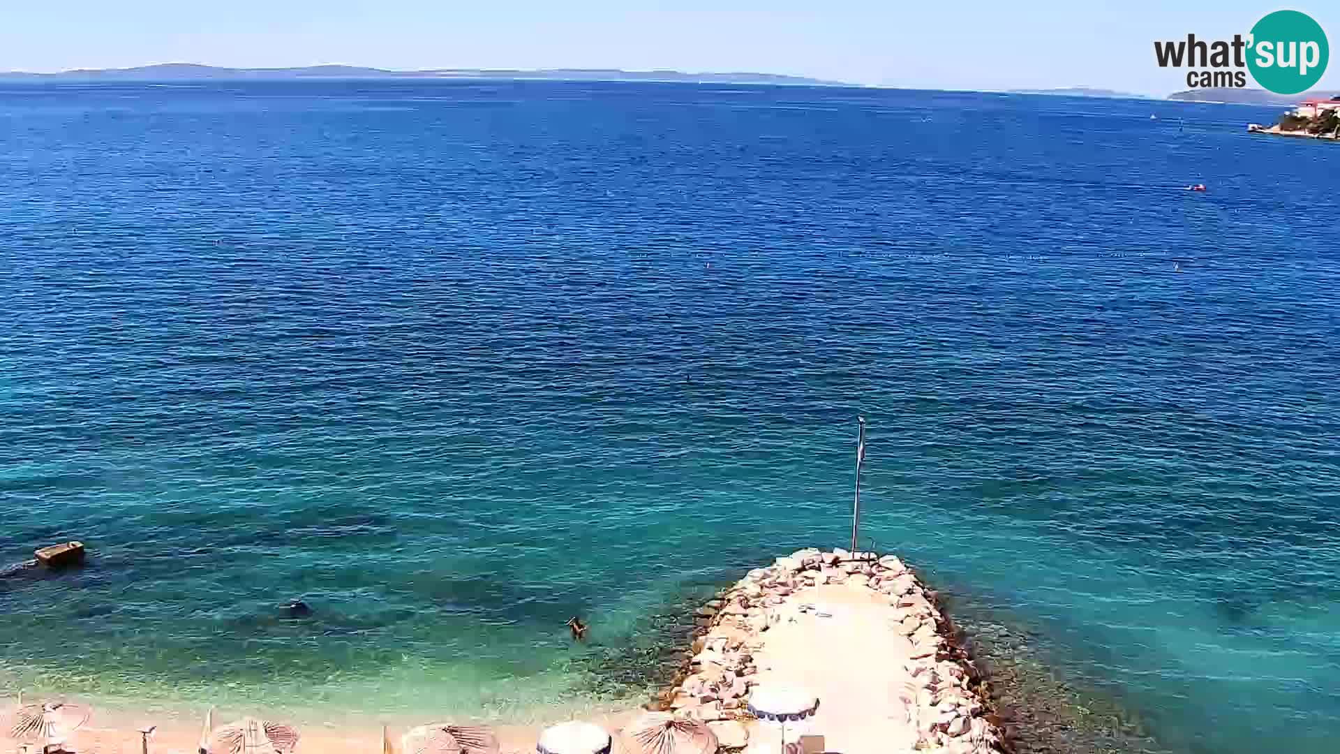 Webcam Playa de Podstrana – Vista en directo desde Hotel Split