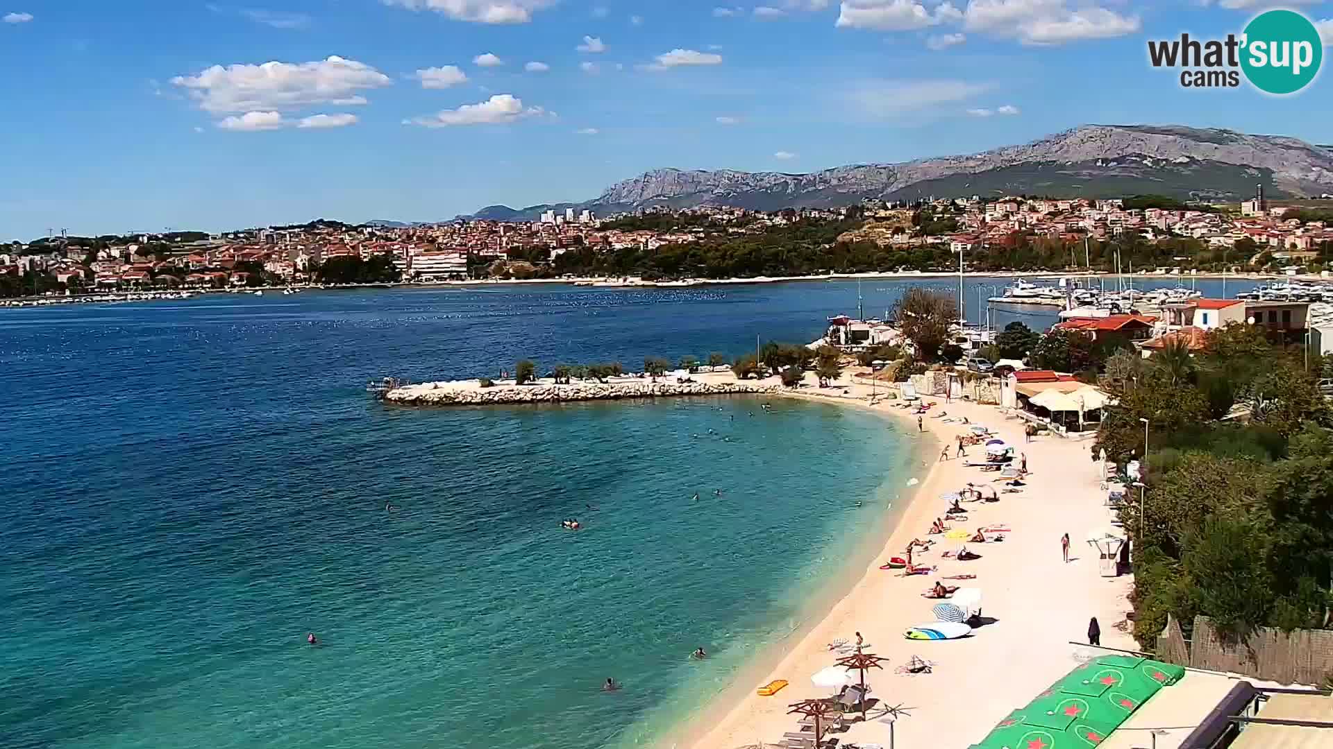 Podstrana Strand Webcam – Liveblick vom Hotel Split