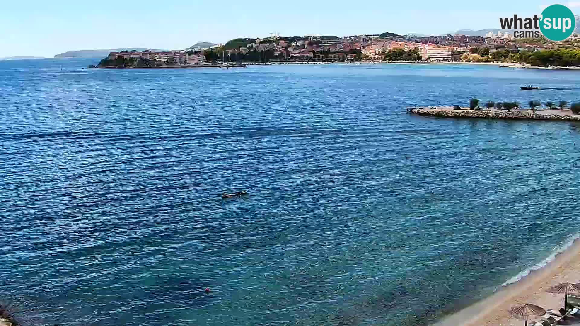 Web kamera Plaža Podstrana – Pogled uživo