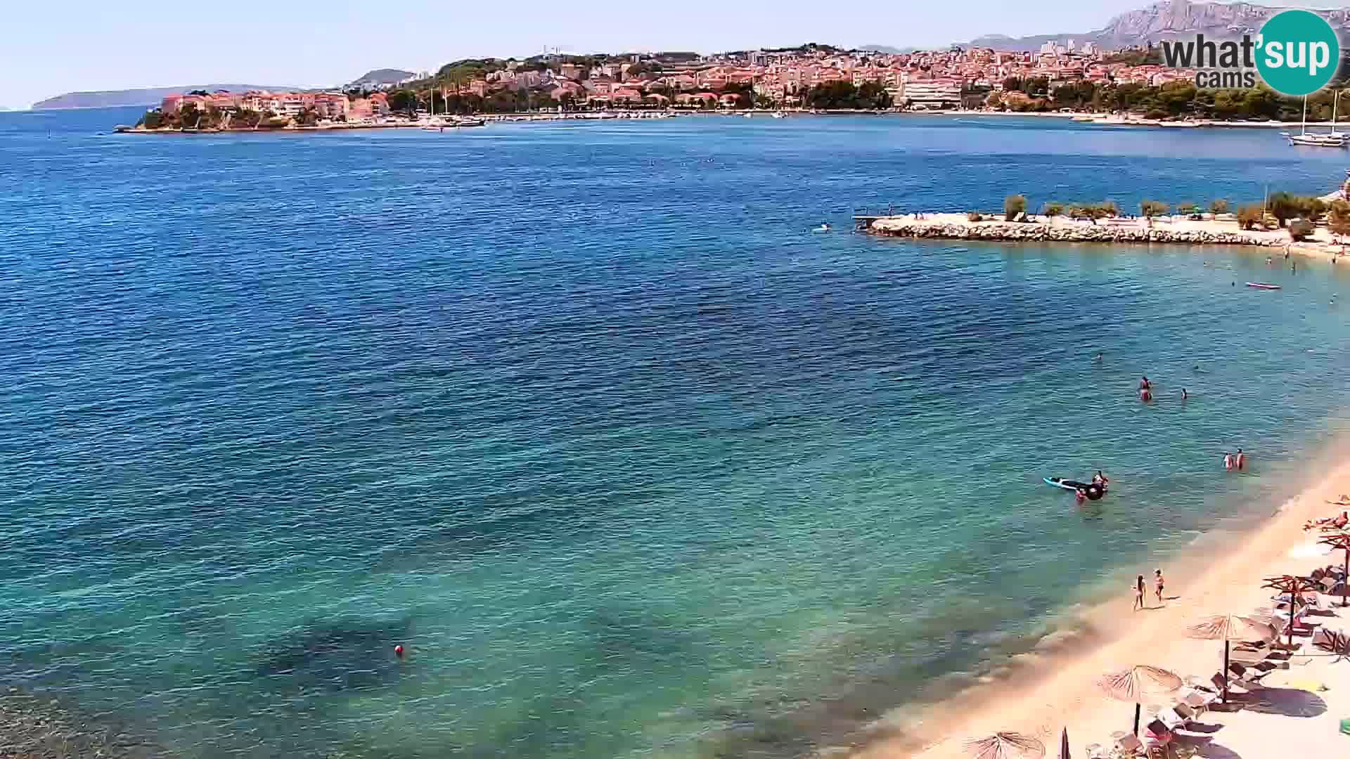 Webcam plage de Podstrana – Vue en direct depuis Hotel Split
