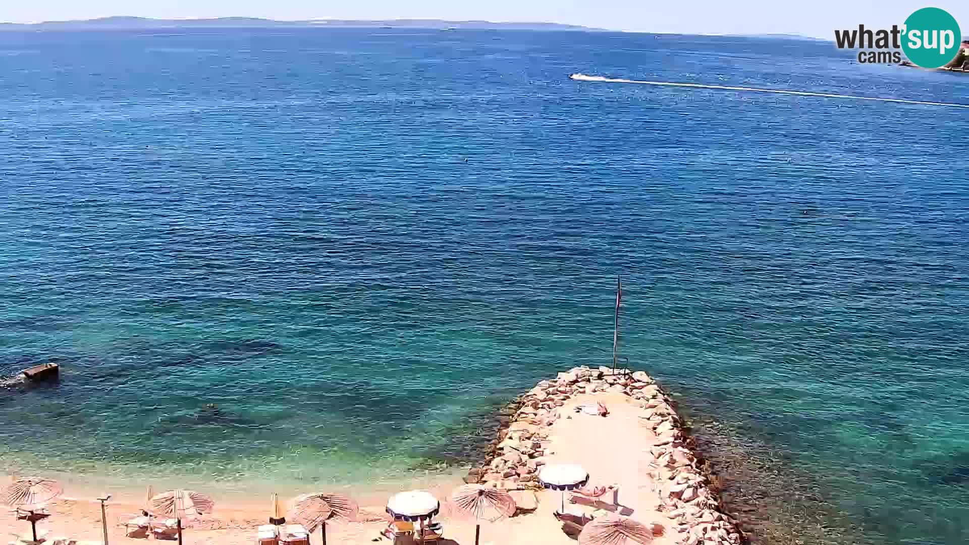 Spletna kamera Plaža Podstrana – Pogled v živo