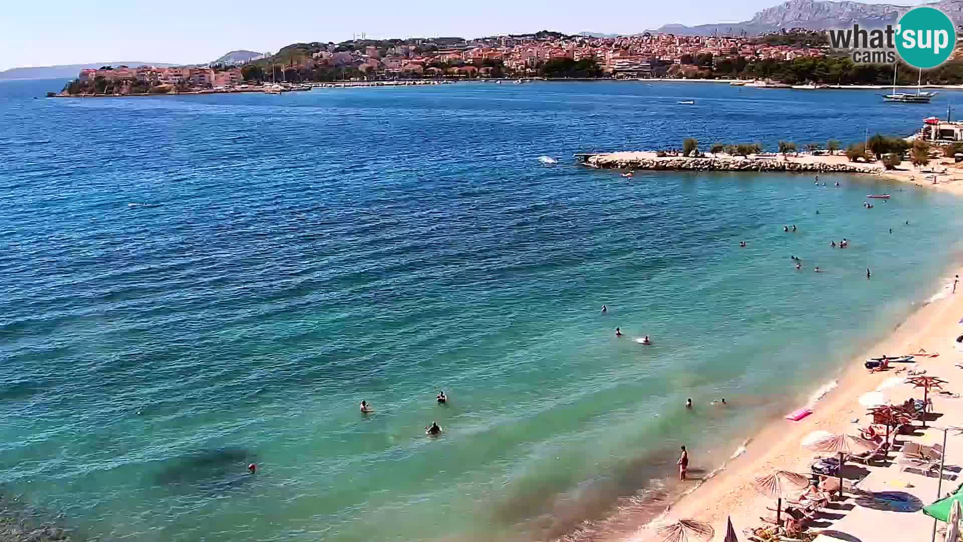 Spletna kamera Plaža Podstrana – Pogled v živo