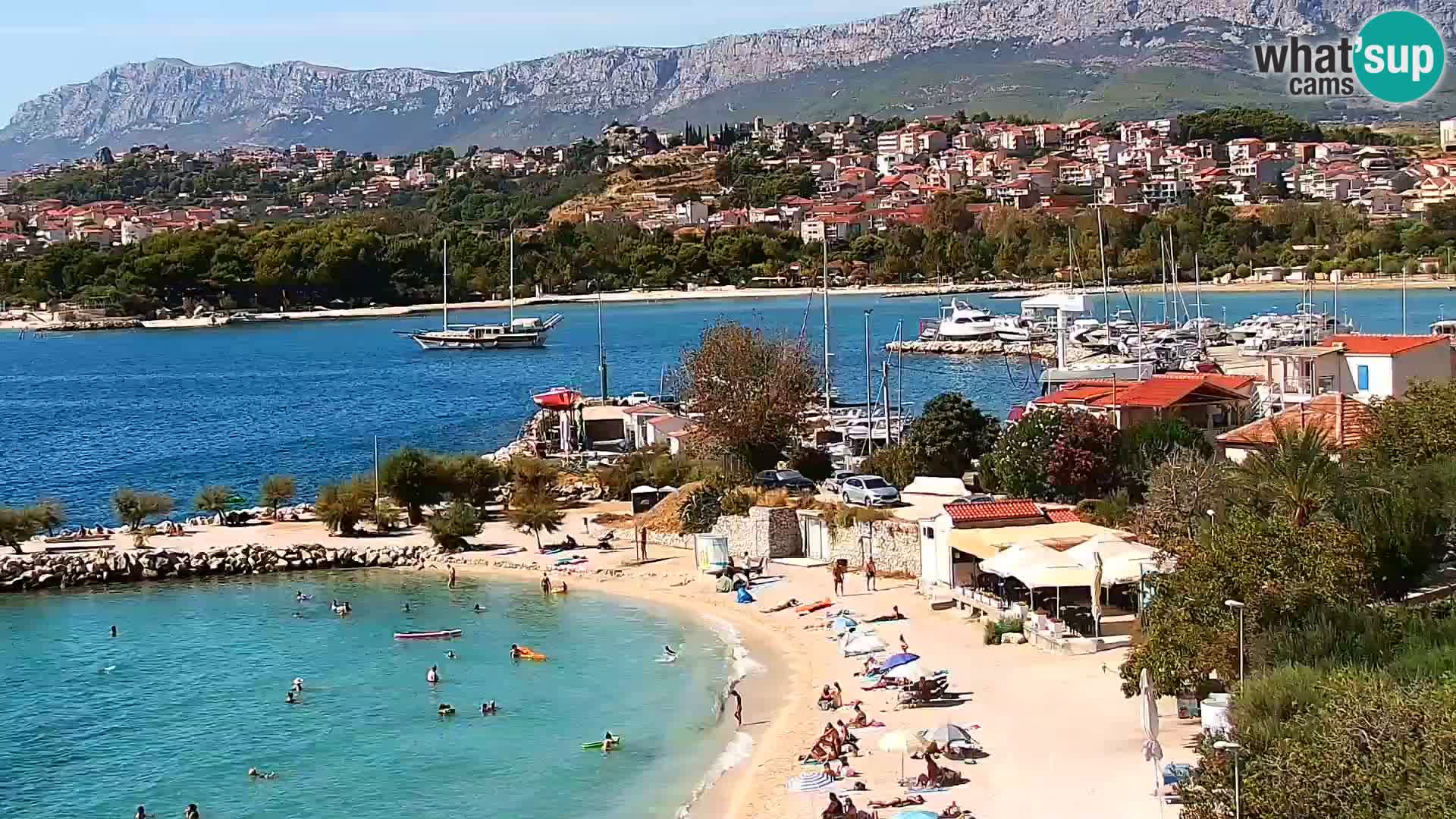 Webcam Playa de Podstrana – Vista en directo desde Hotel Split