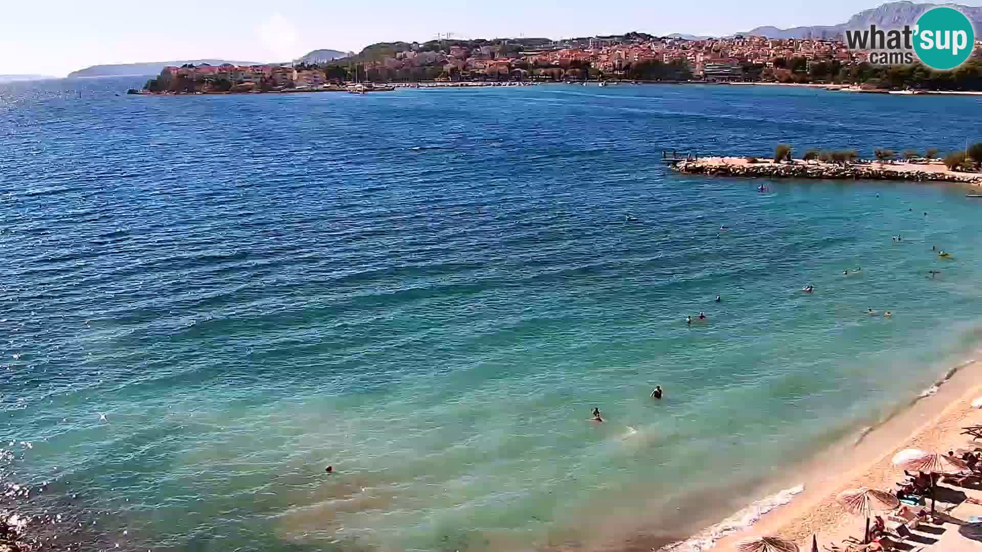 Spletna kamera Plaža Podstrana – Pogled v živo