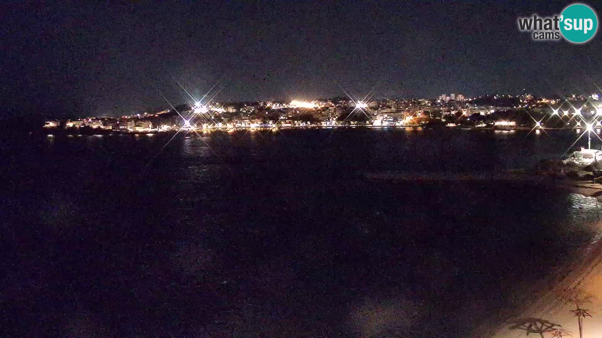 Spletna kamera Plaža Podstrana – Pogled v živo