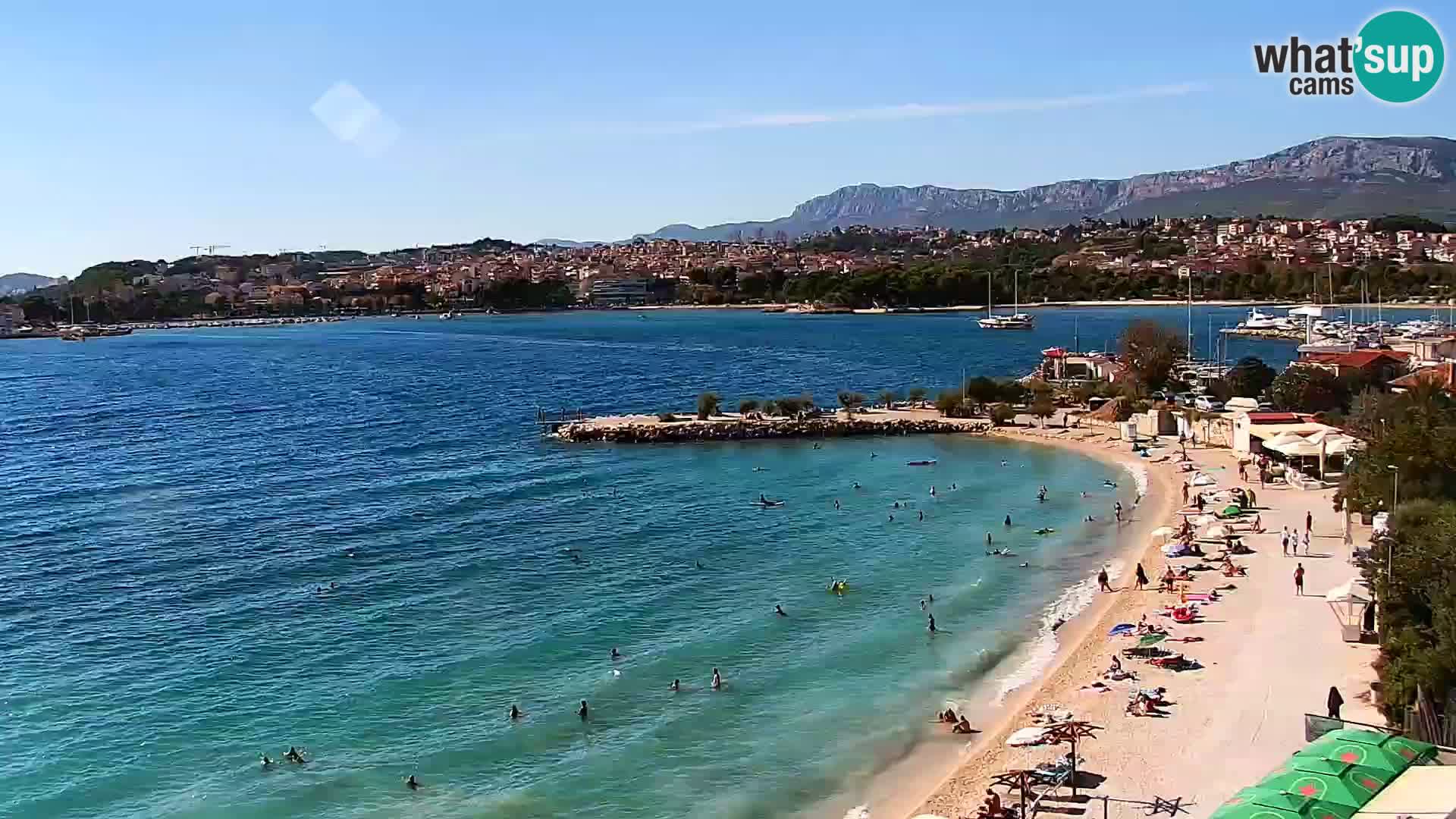 Webcam plage de Podstrana – Vue en direct depuis Hotel Split