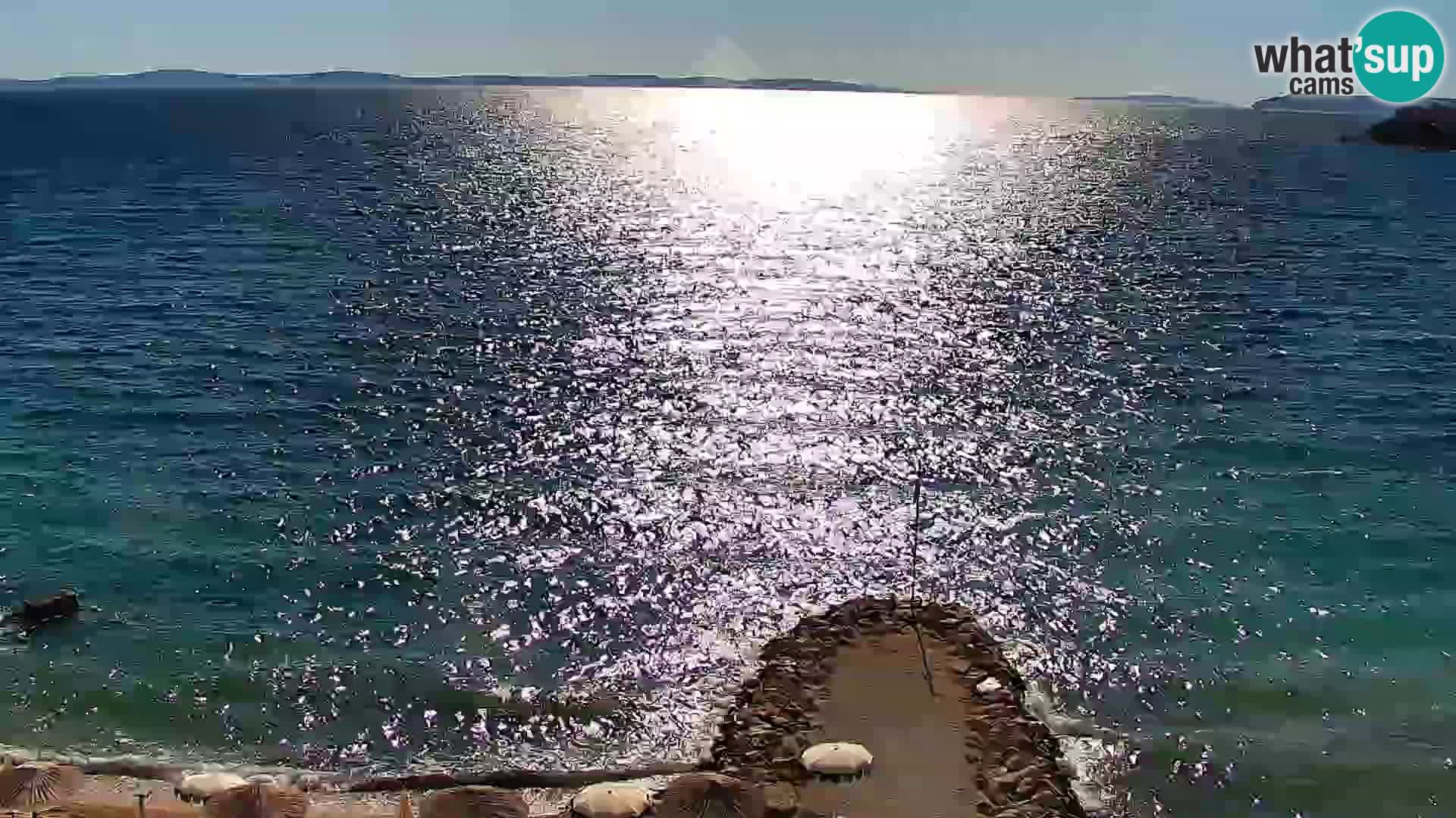 Webcam plage de Podstrana – Vue en direct depuis Hotel Split