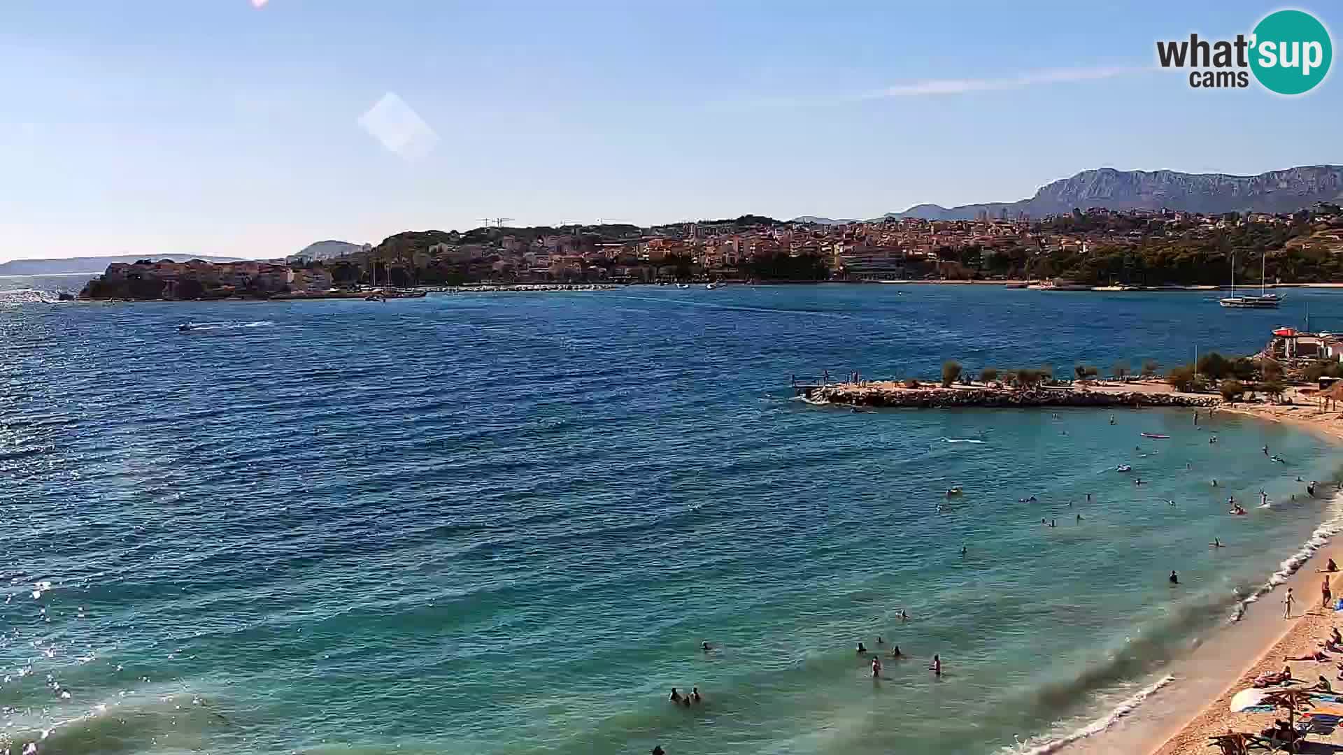 Web kamera Plaža Podstrana – Pogled uživo