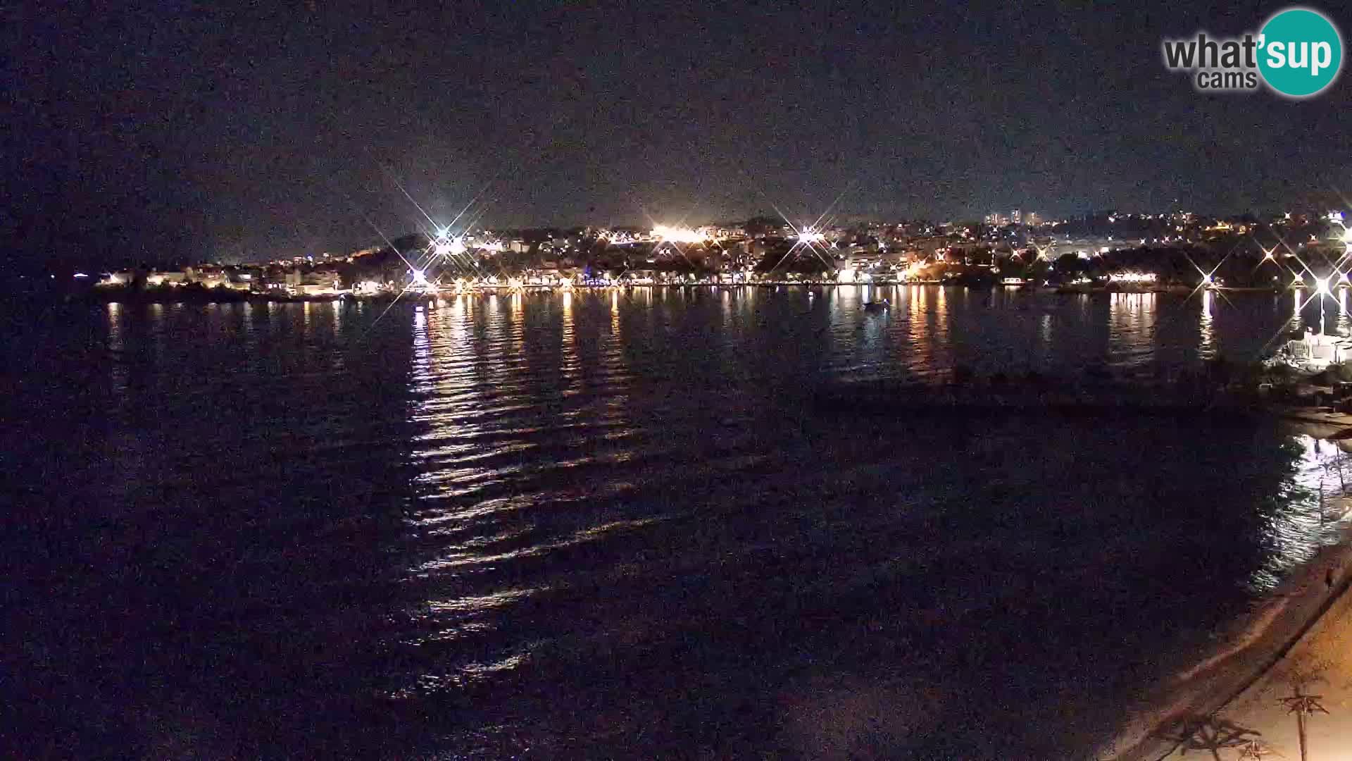 Webcam plage de Podstrana – Vue en direct depuis Hotel Split