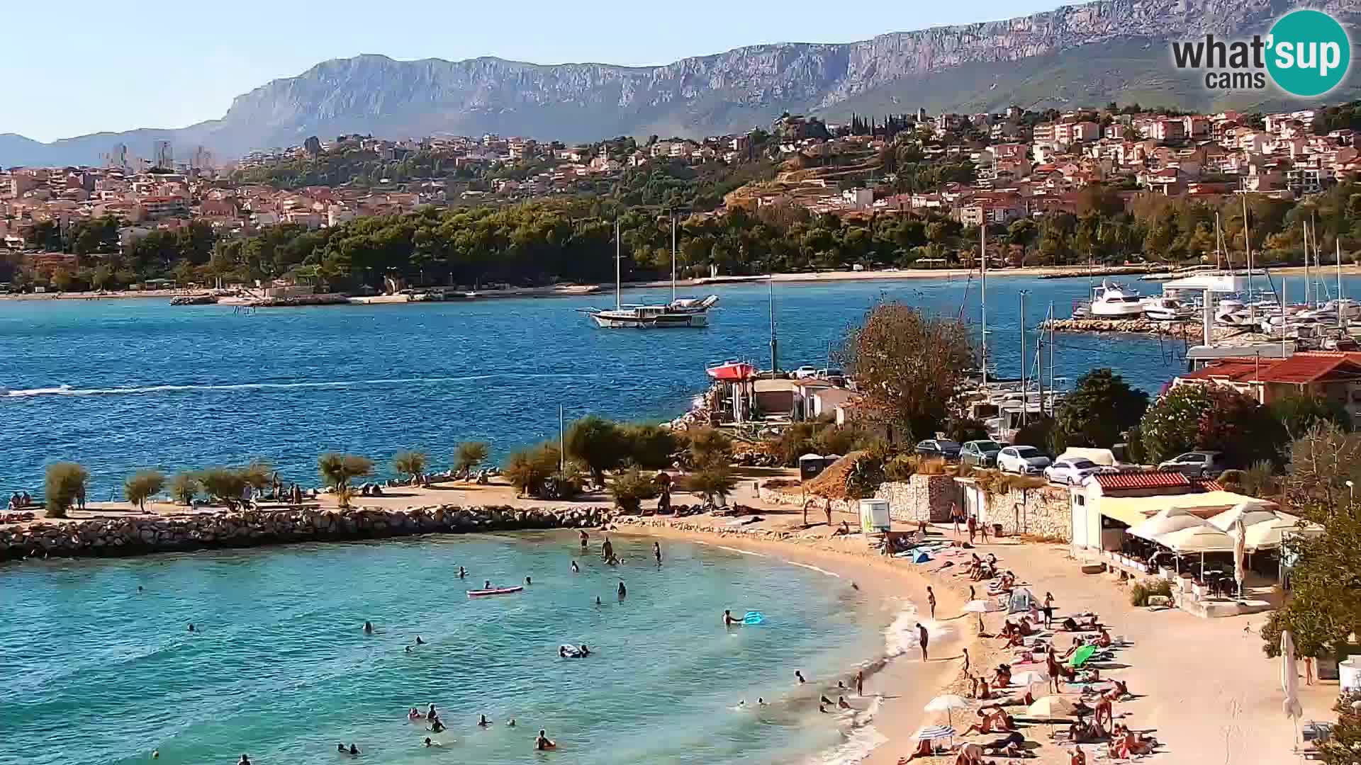 Spletna kamera Plaža Podstrana – Pogled v živo