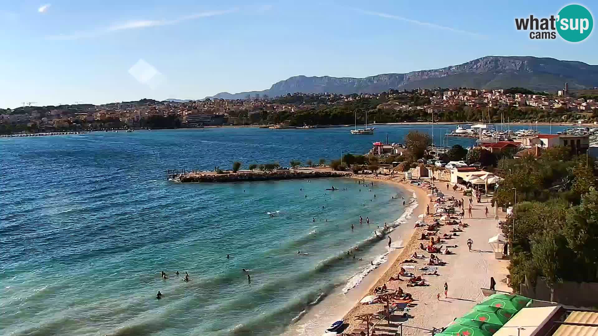Webcam Playa de Podstrana – Vista en directo desde Hotel Split