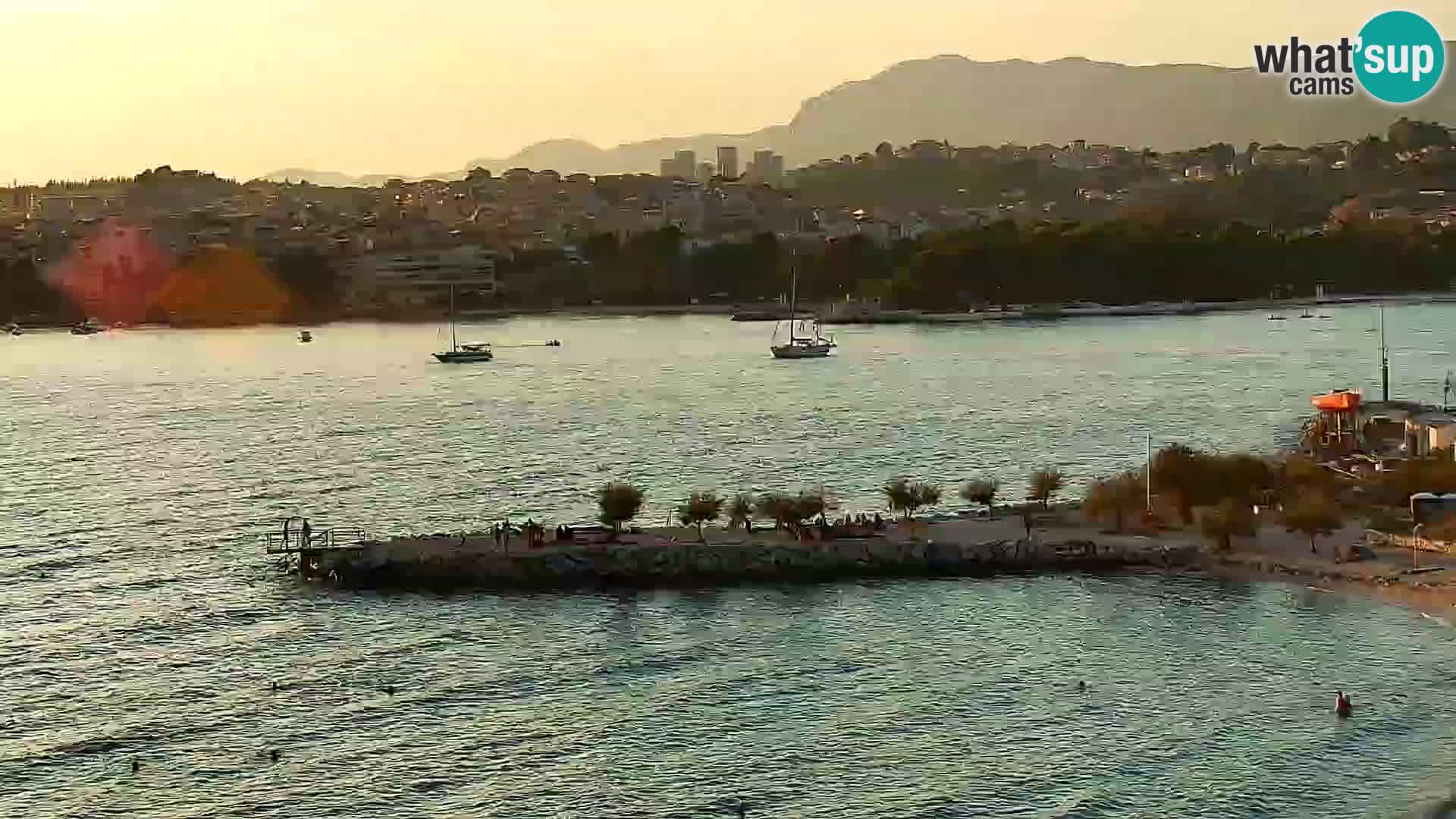 Web kamera Plaža Podstrana – Pogled uživo