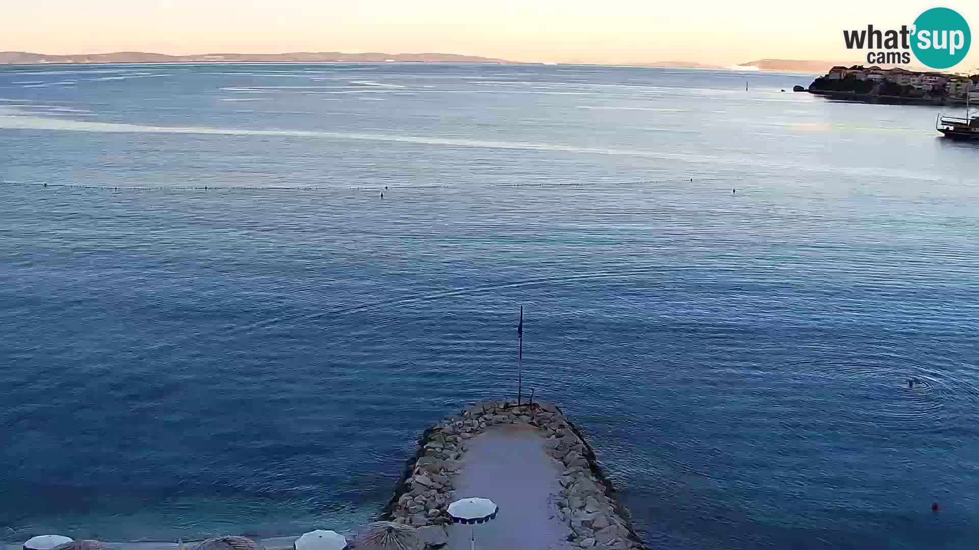 Podstrana Beach Webcam – Live View from Hotel Split