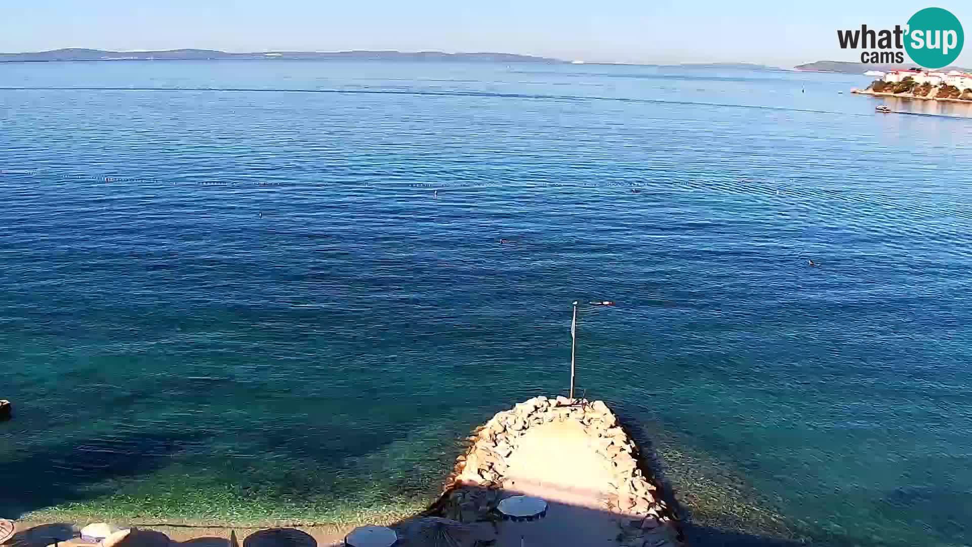 Web kamera Plaža Podstrana – Pogled uživo