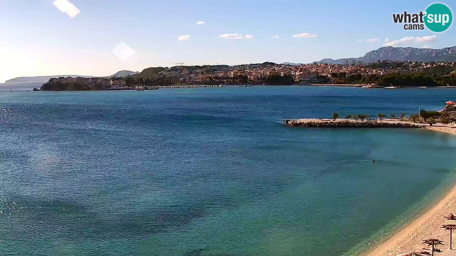 Webcam Playa de Podstrana – Vista en directo desde Hotel Split