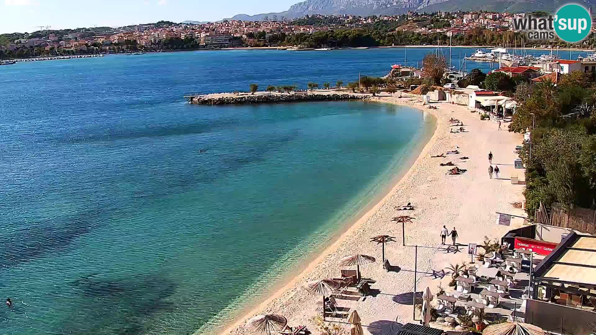 Podstrana Strand Webcam – Liveblick vom Hotel Split