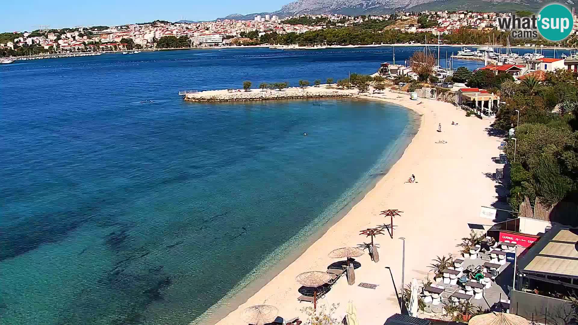 Webcam Playa de Podstrana – Vista en directo desde Hotel Split