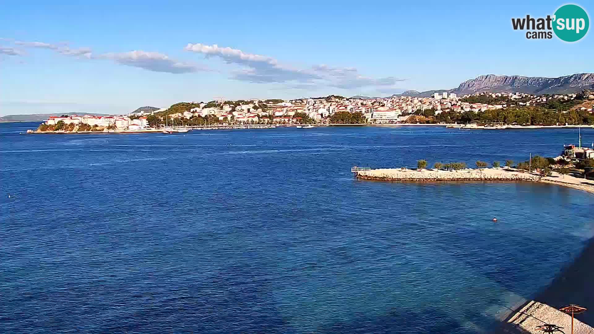 Web kamera Plaža Podstrana – Pogled uživo