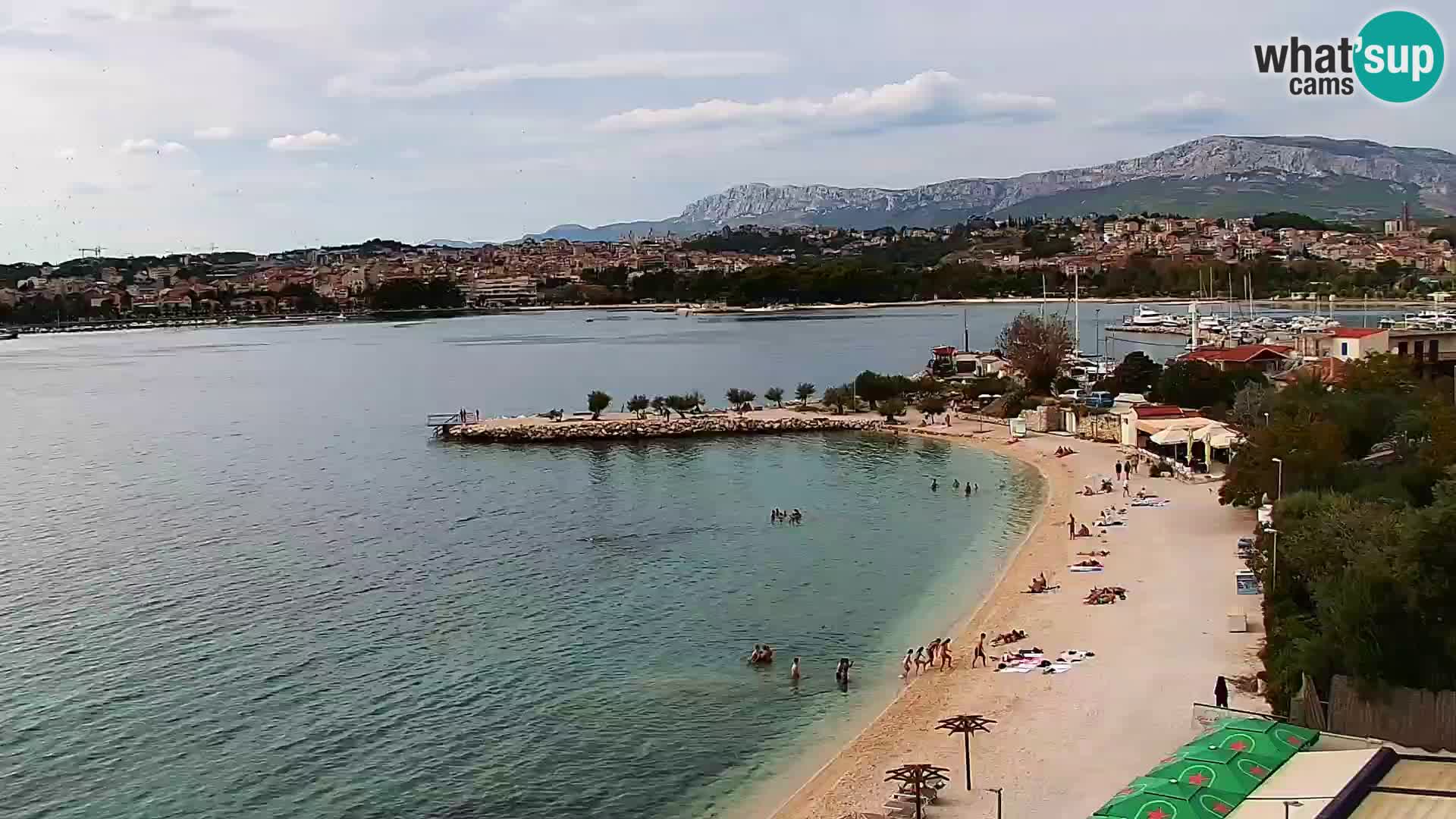 Podstrana Strand Webcam – Liveblick vom Hotel Split
