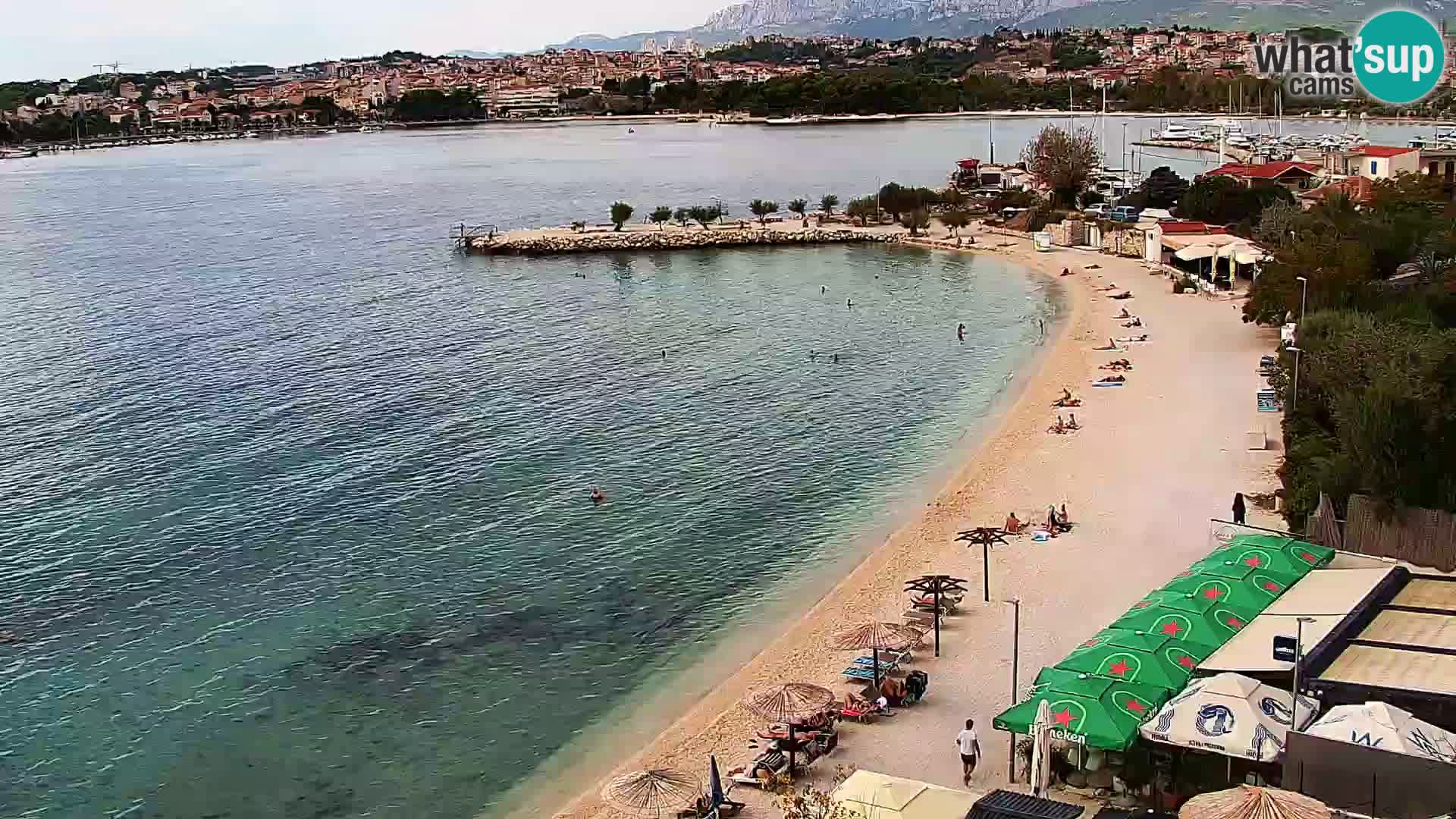 Webcam Playa de Podstrana – Vista en directo desde Hotel Split