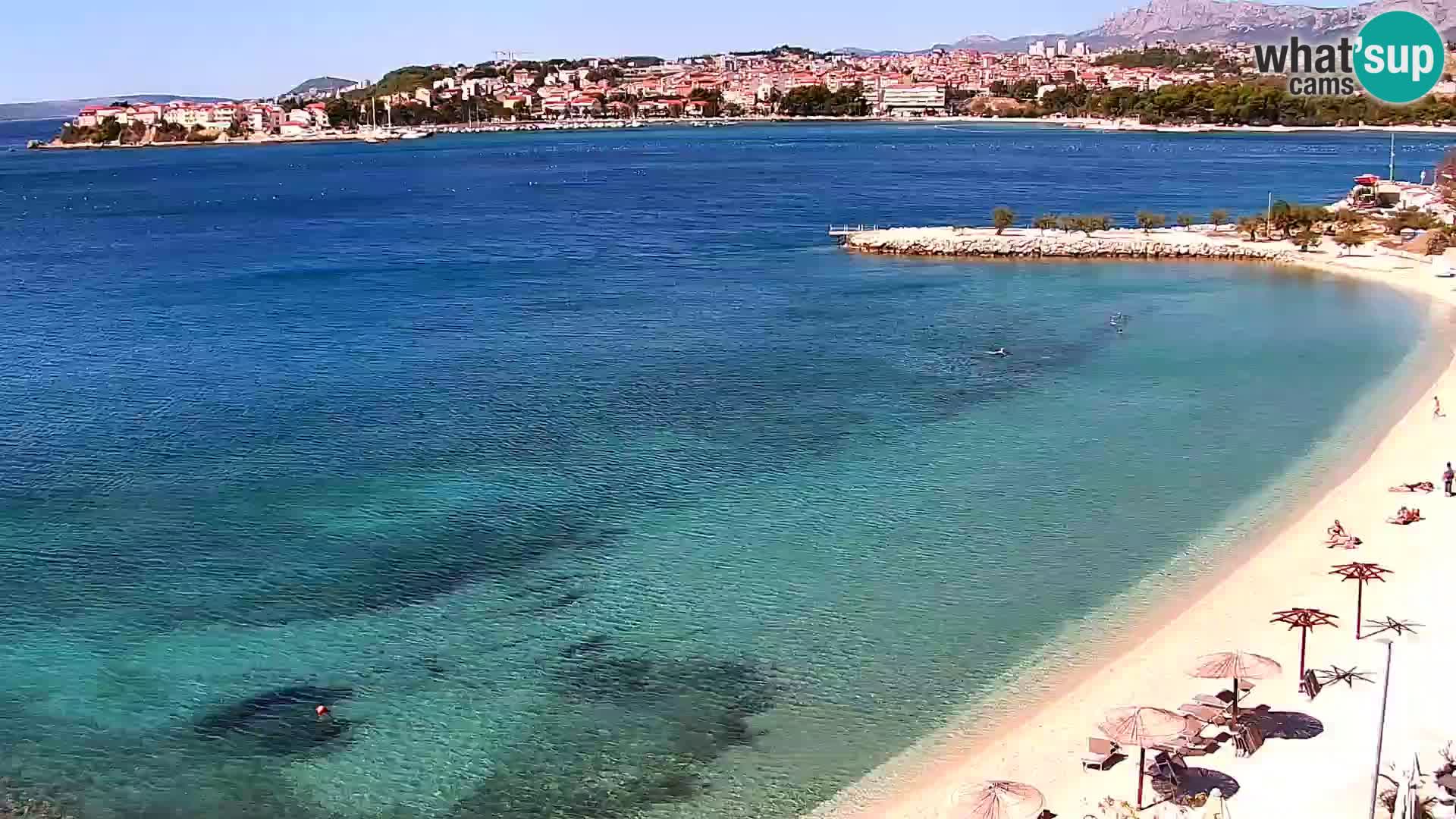Podstrana Strand Webcam – Liveblick vom Hotel Split