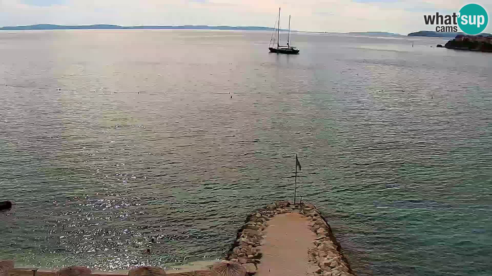Webcam plage de Podstrana – Vue en direct depuis Hotel Split