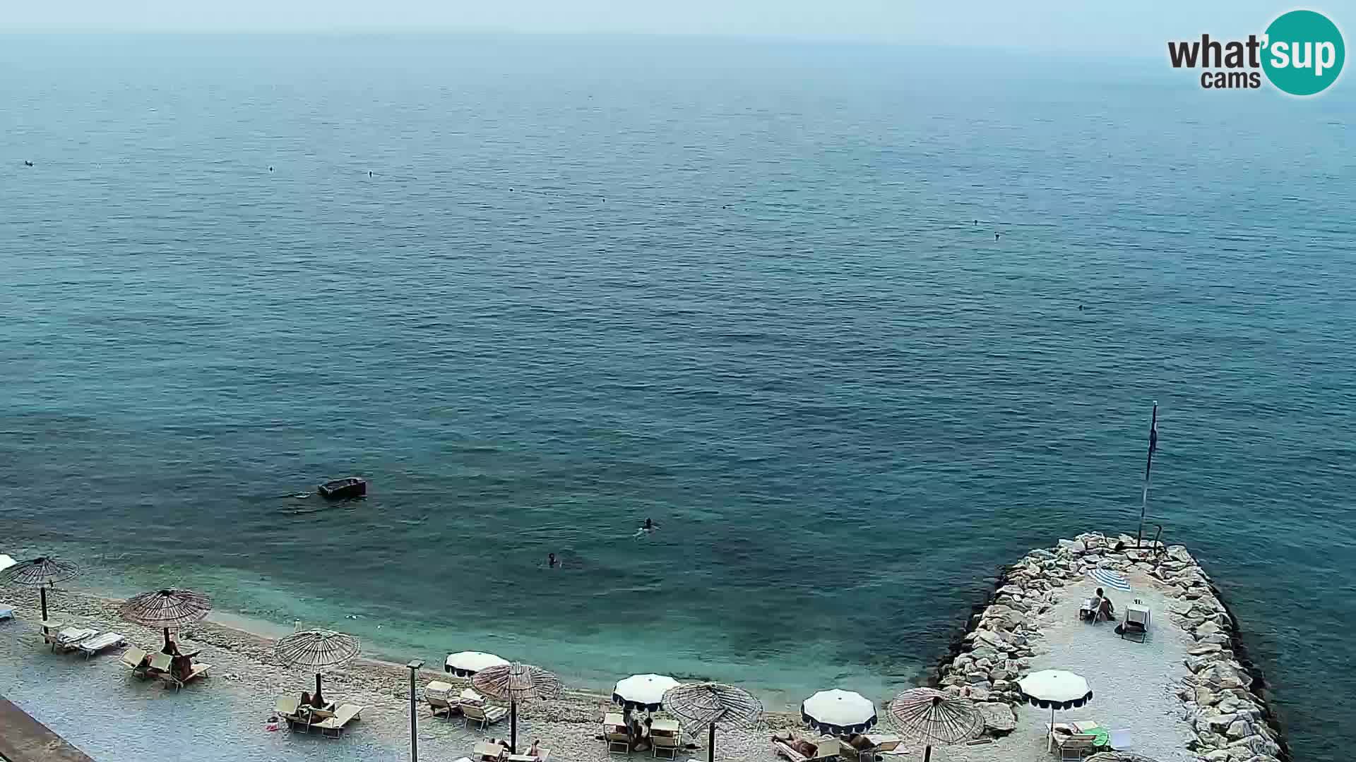 Podstrana Beach Webcam – Live View from Hotel Split