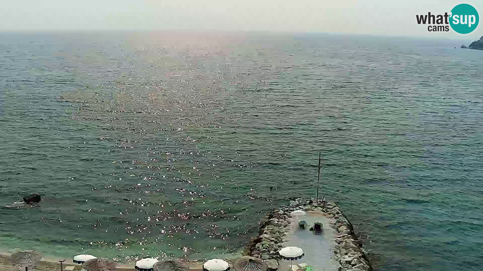 Webcam Playa de Podstrana – Vista en directo desde Hotel Split