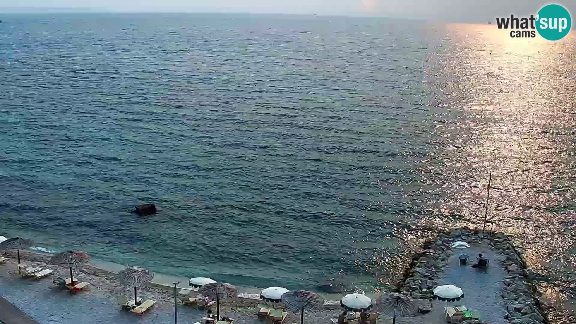 Web kamera Plaža Podstrana – Pogled uživo