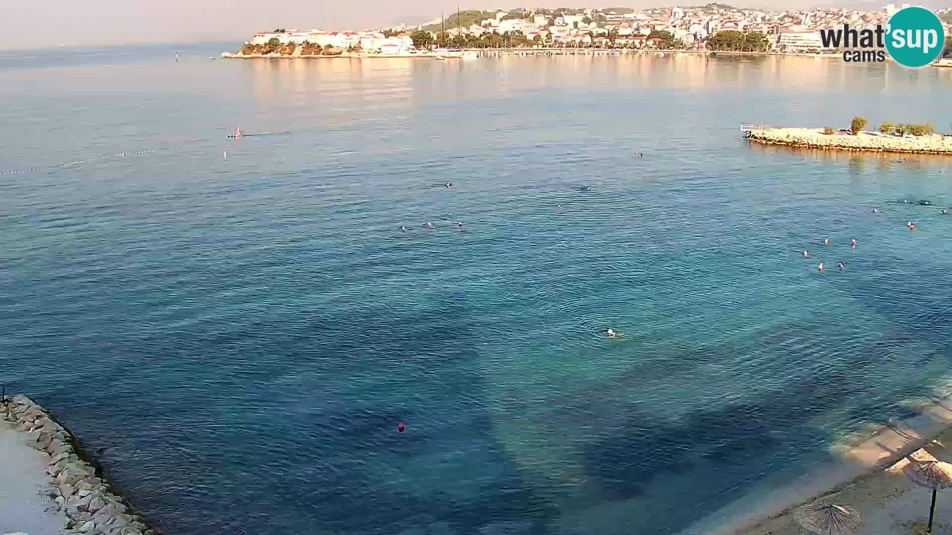 Webcam plage de Podstrana – Vue en direct depuis Hotel Split
