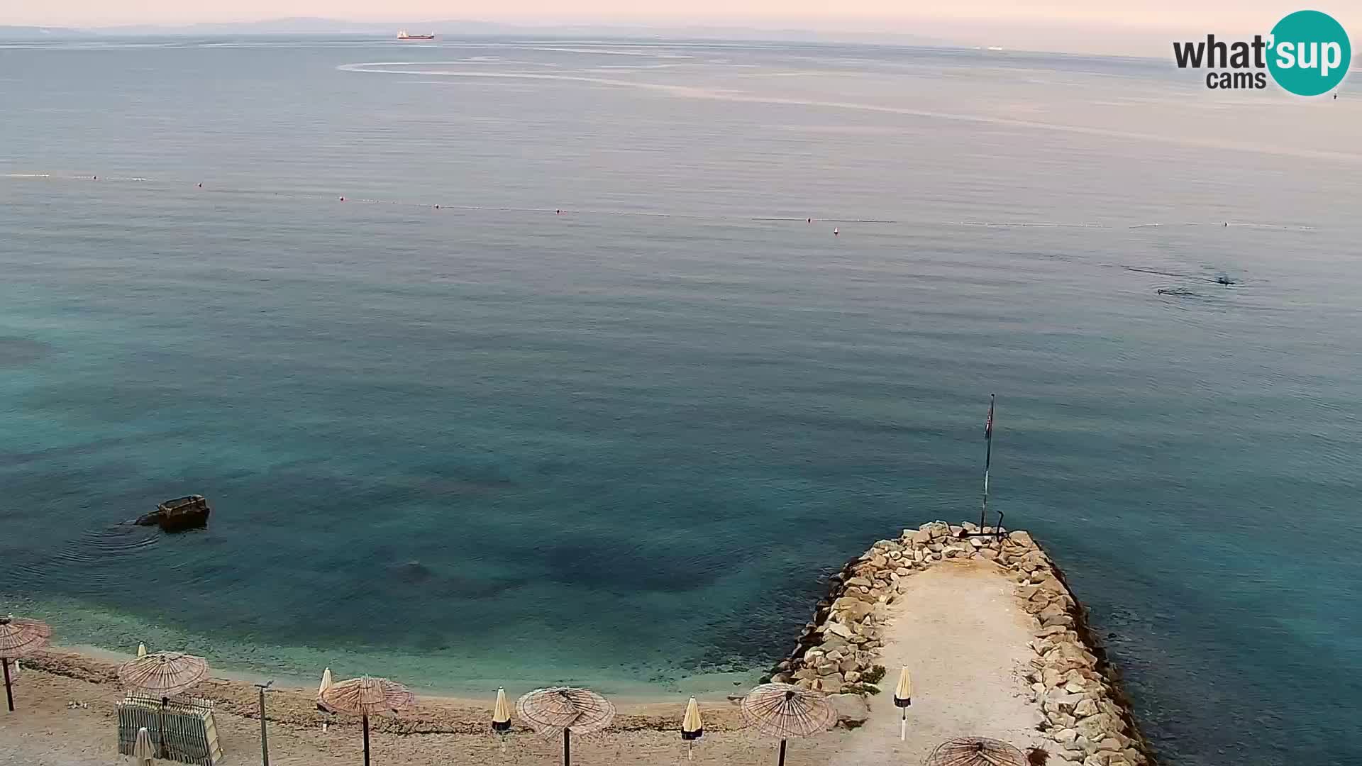 Podstrana Beach Webcam – Live View from Hotel Split