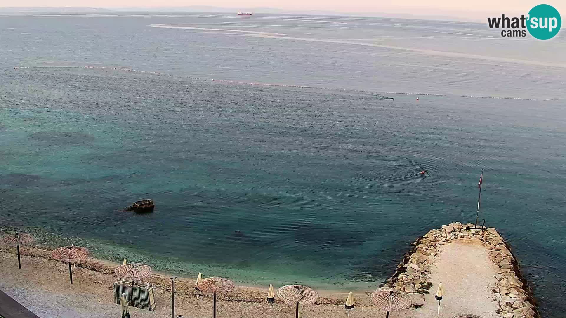 Podstrana Beach Webcam – Live View from Hotel Split