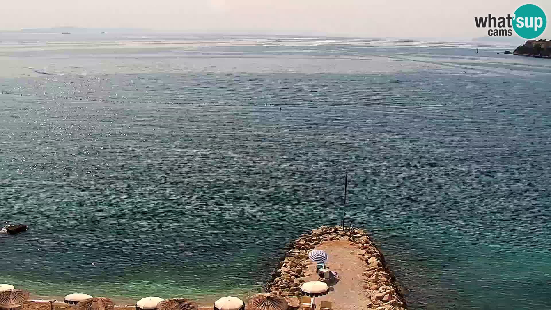 Webcam Playa de Podstrana – Vista en directo desde Hotel Split