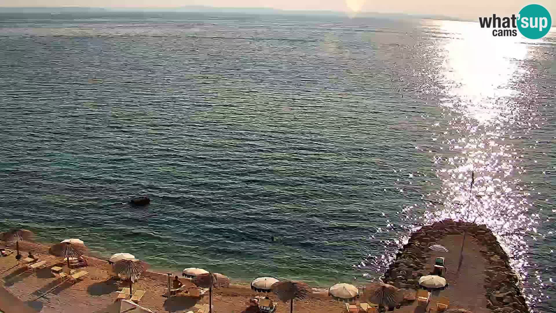 Webcam Playa de Podstrana – Vista en directo desde Hotel Split