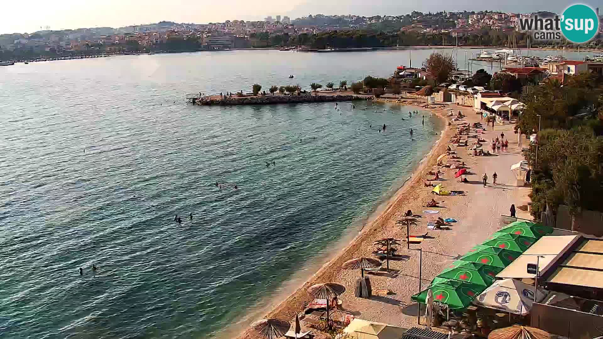 Webcam plage de Podstrana – Vue en direct depuis Hotel Split