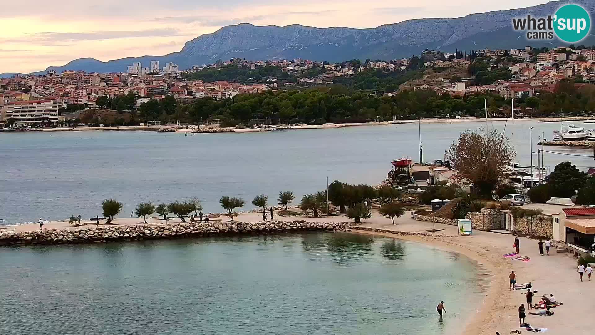 Webcam plage de Podstrana – Vue en direct depuis Hotel Split