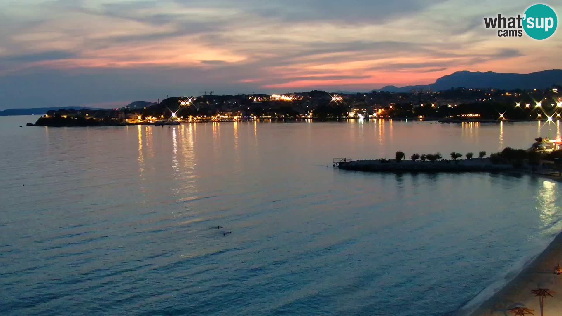 Podstrana Strand Webcam – Liveblick vom Hotel Split