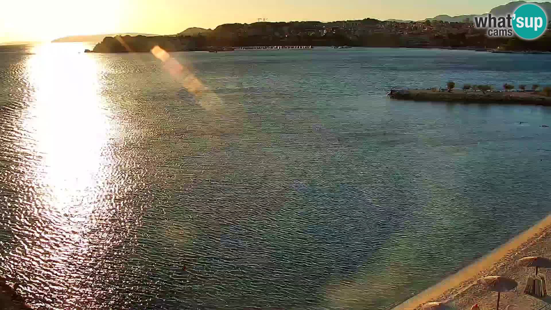 Web kamera Plaža Podstrana – Pogled uživo
