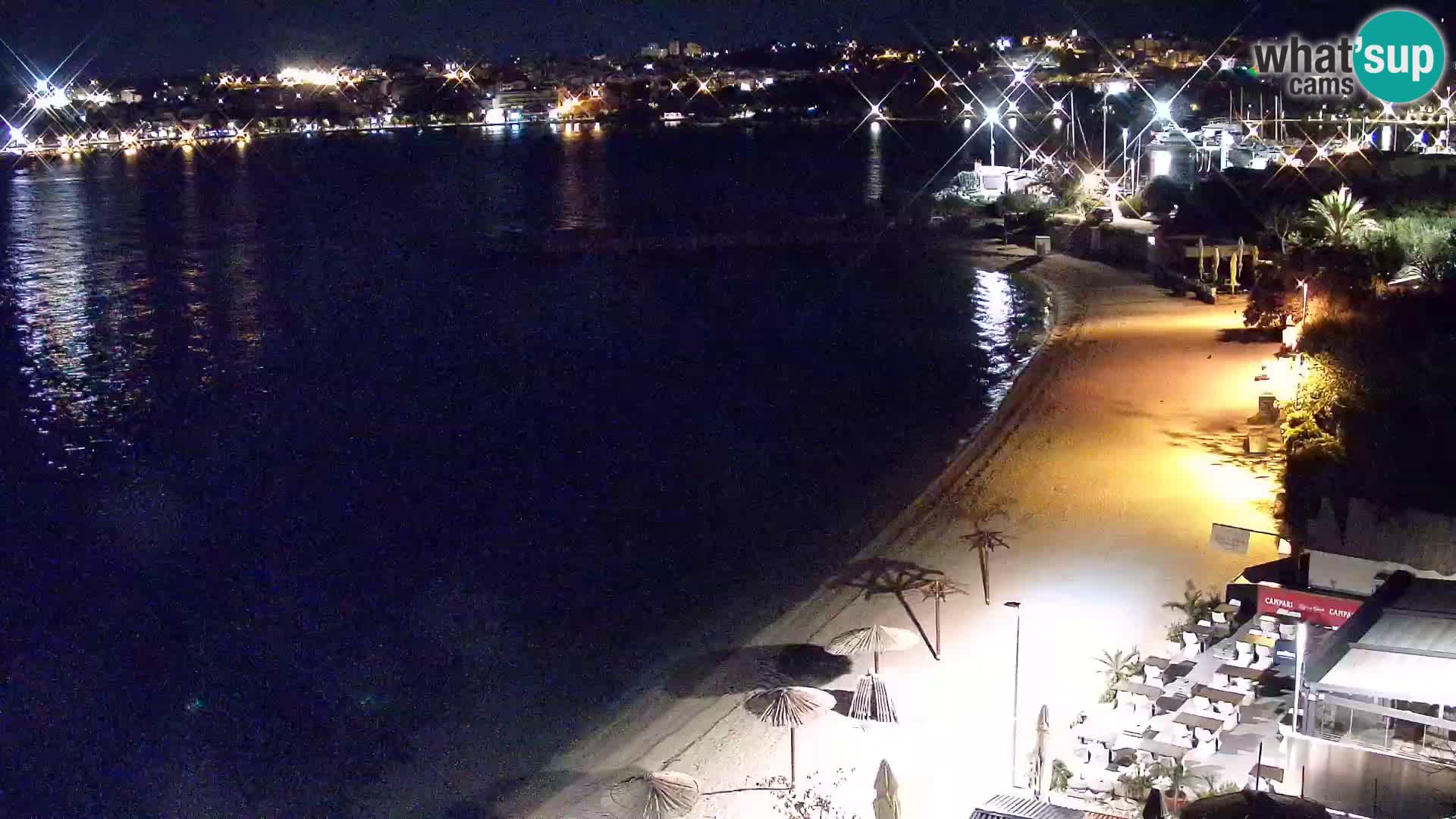 Spletna kamera Plaža Podstrana – Pogled v živo