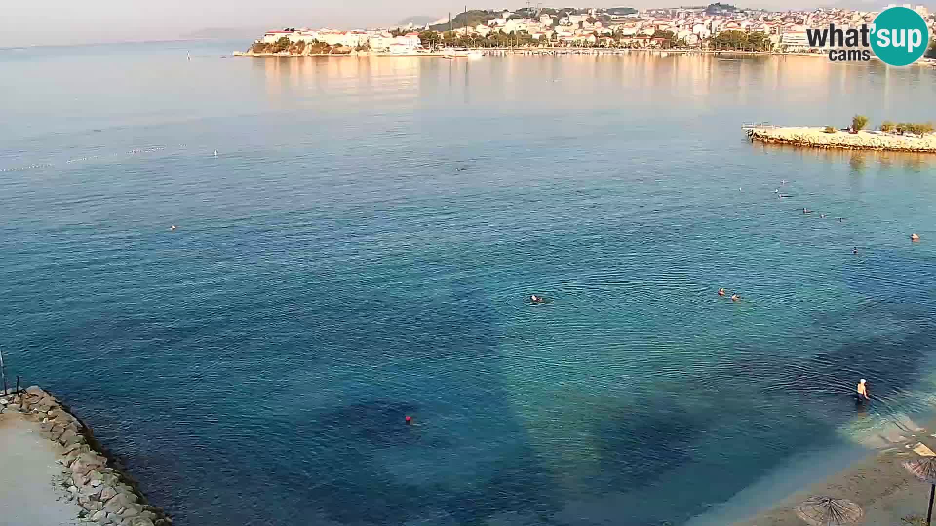 Webcam Playa de Podstrana – Vista en directo desde Hotel Split