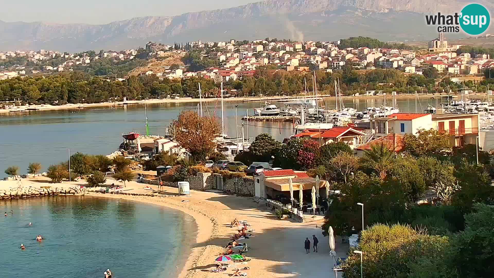 Webcam Playa de Podstrana – Vista en directo desde Hotel Split