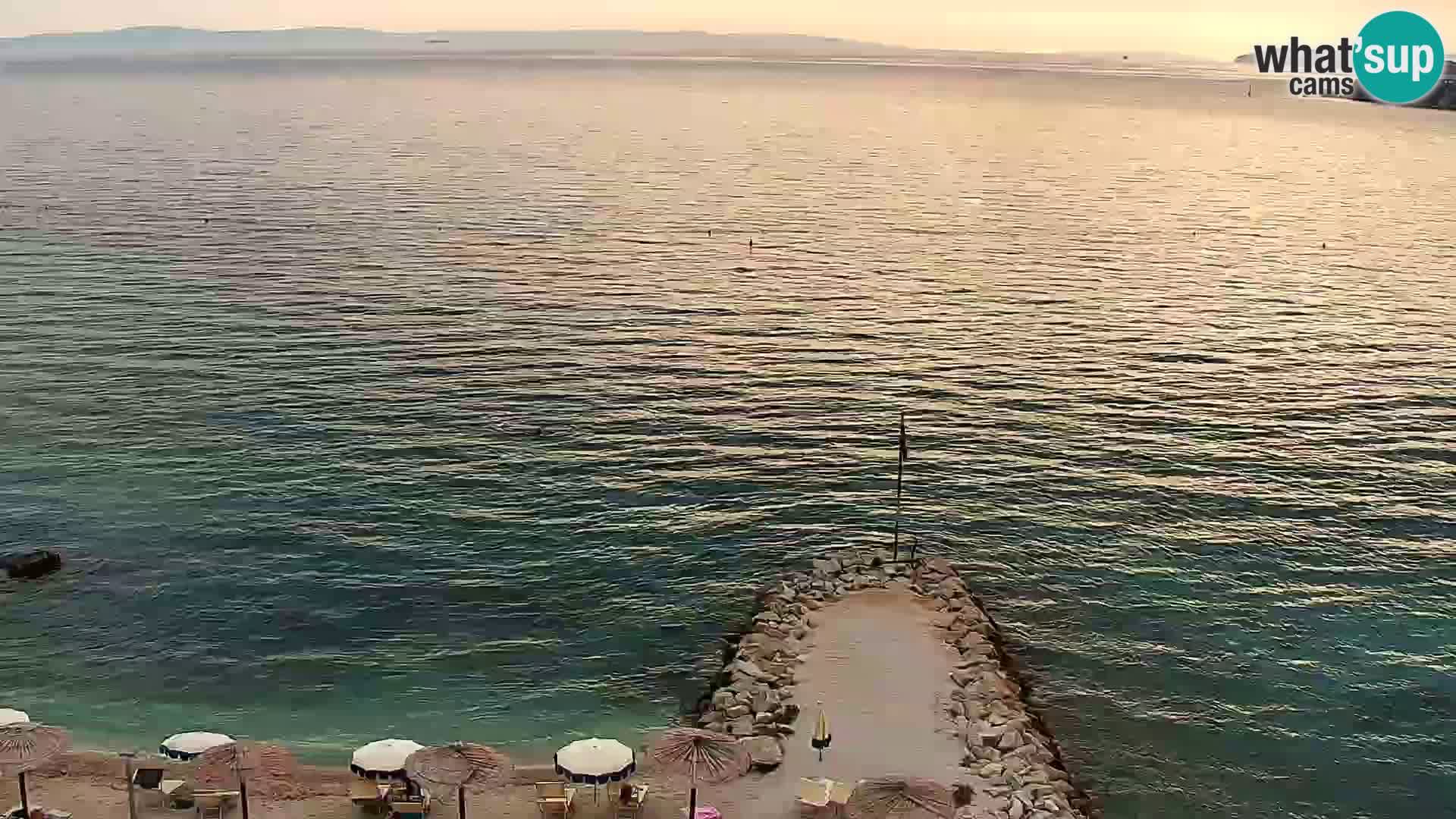 Webcam Spiaggia di Podstrana – Diretta dall’Hotel Split