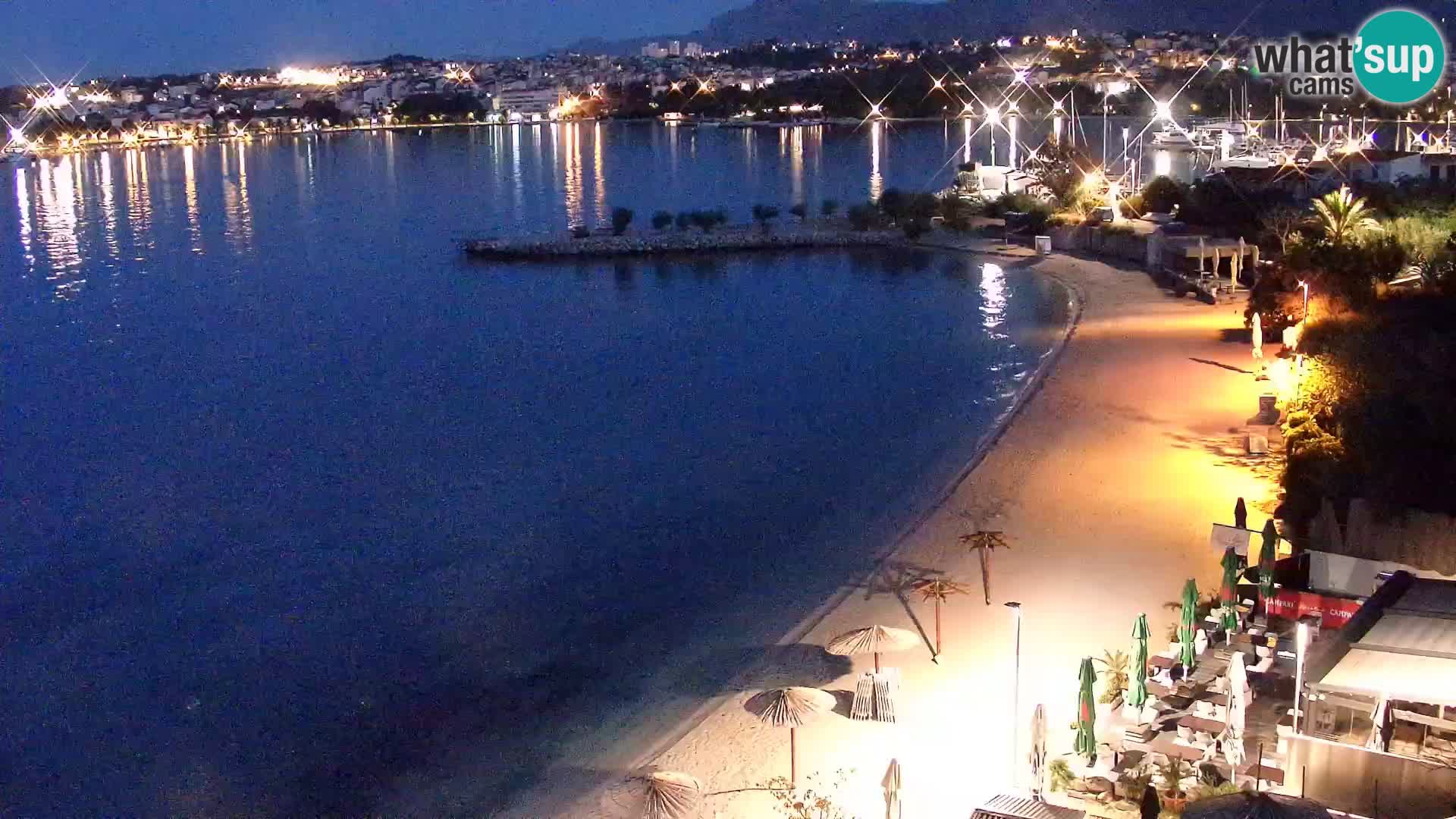 Web kamera Plaža Podstrana – Pogled uživo